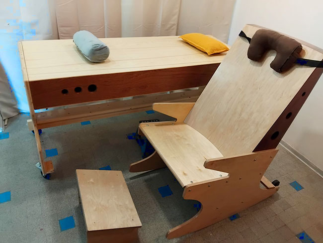 chaise thérapeutique musicale par Luthier